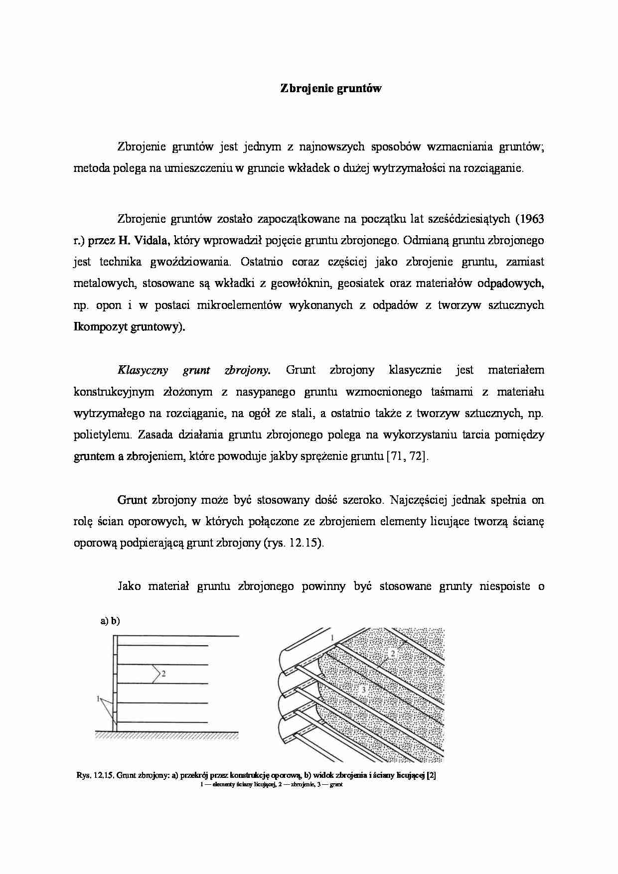Zbrojenie gruntów - wykład - strona 1