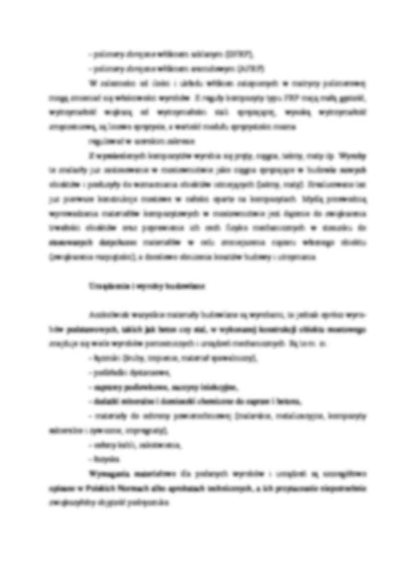 Materiały kompozytowe urządzenia i wyroby budowlane - wykład - strona 2