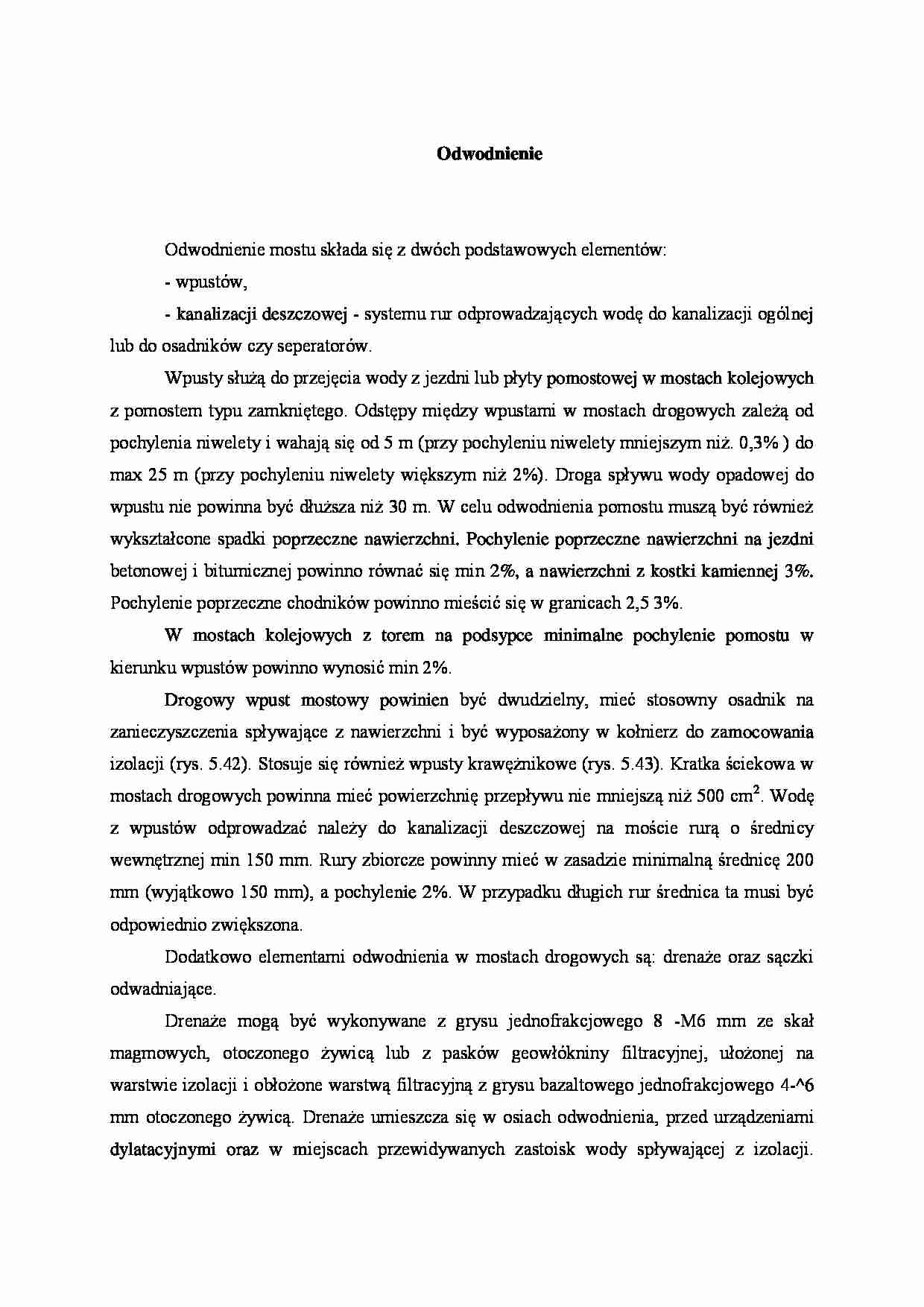Odwodnienie - wykład - strona 1