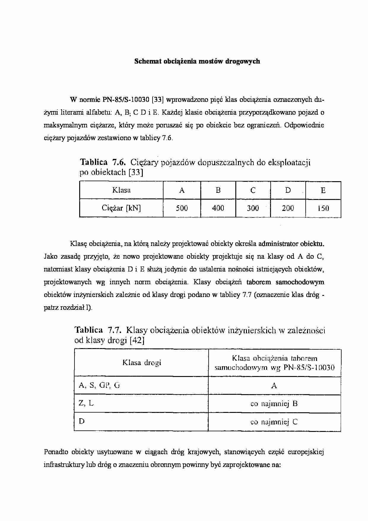 Schemat obciążenia mostów drogowych - wykład - strona 1