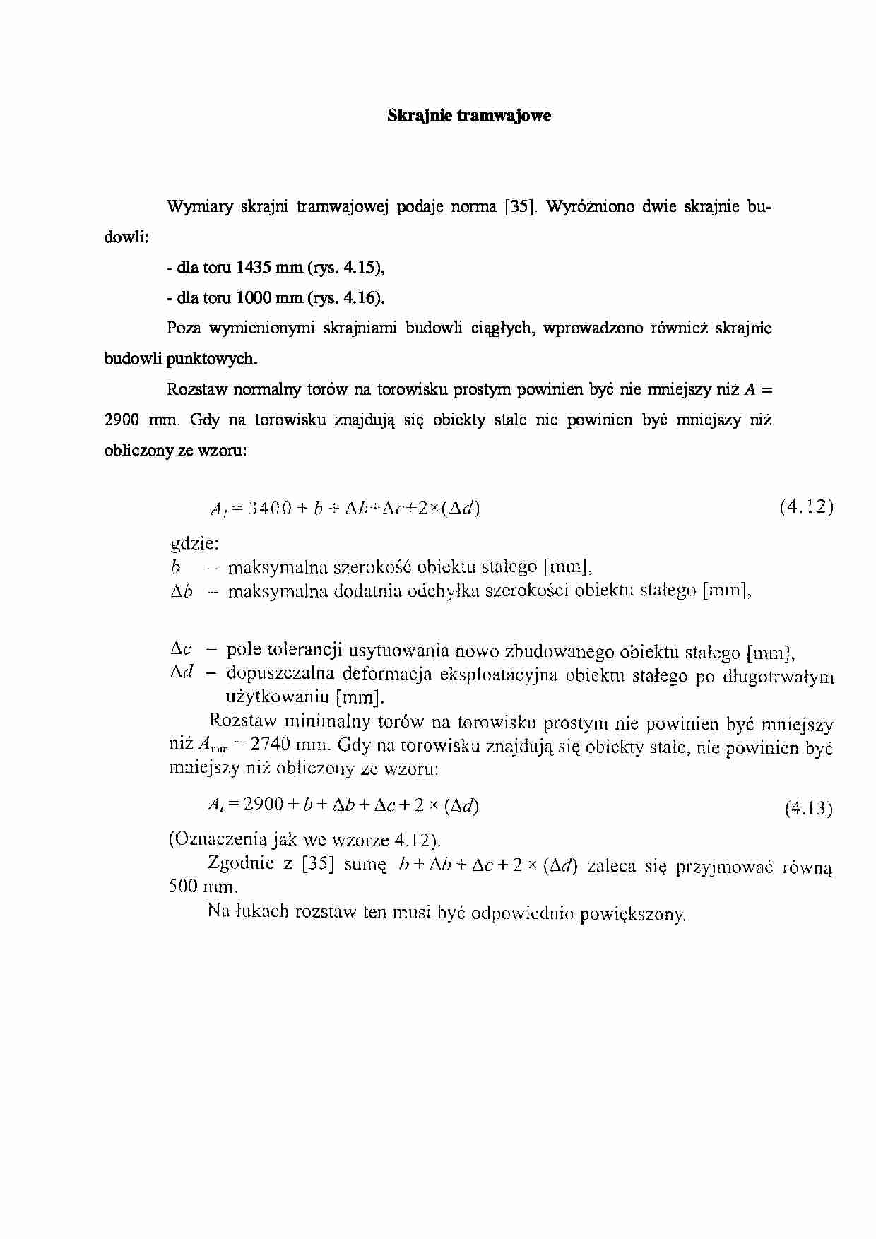 Skrajnie tramwajowe - wykład - strona 1