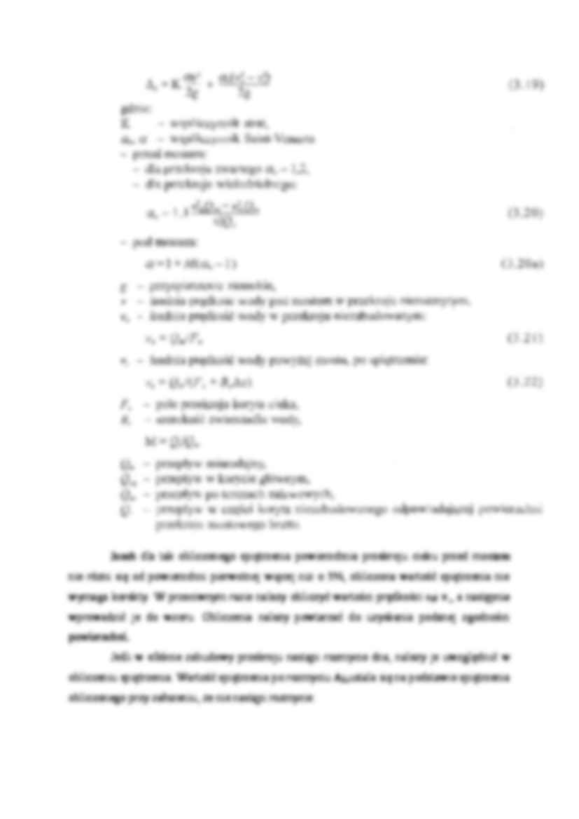 Spiętrzenie wody przed mostem - wykład - strona 2