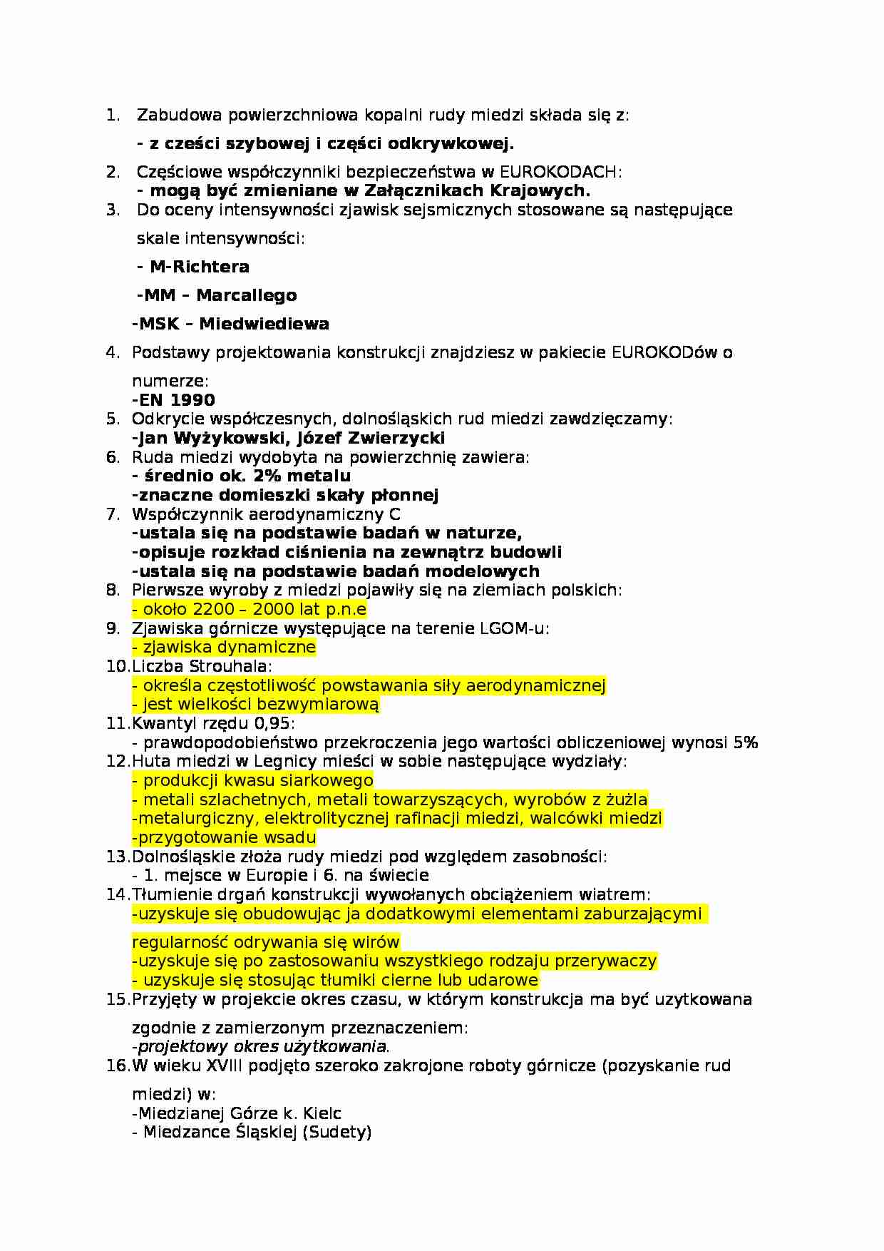 Budownictwo przemysłowe-pytania i odpowiedzi  - strona 1