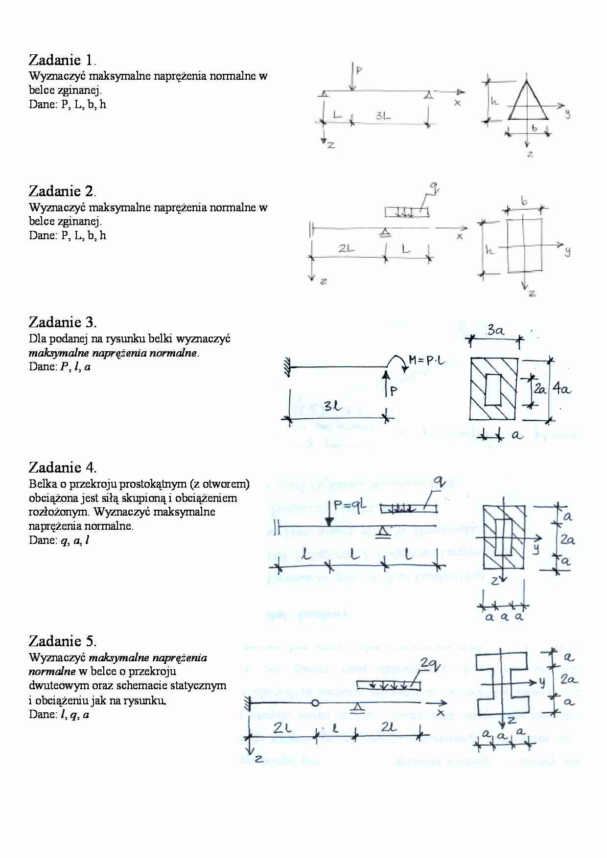 Zginanie proste-zadania - strona 1