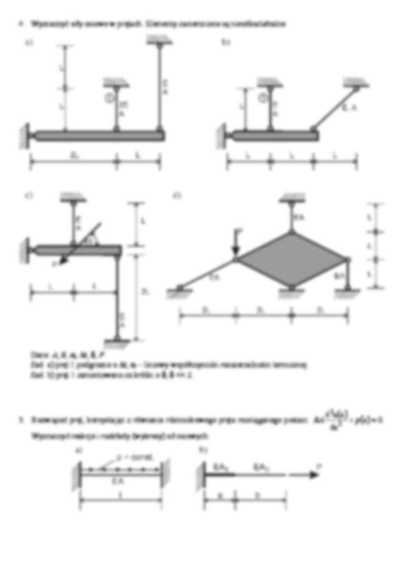 Rozciąganie i ściskanie osiowe-zadania - strona 2