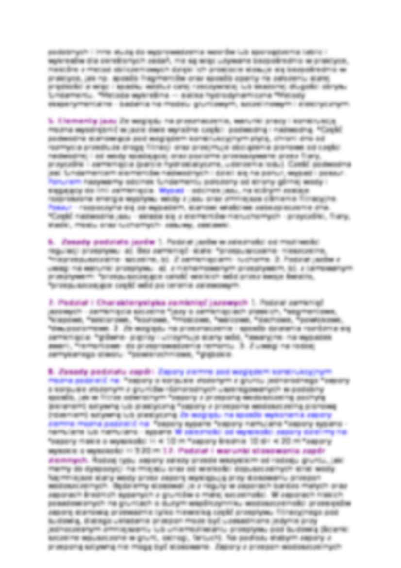 Budownictwo Wodne-pytania i odpowiedzi na egzamin - strona 2