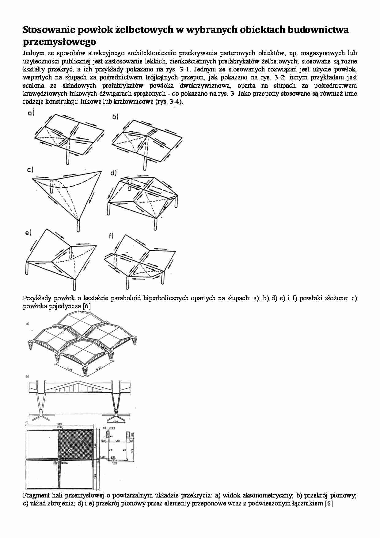 Powłoki żelbetonowe-opracowanie - strona 1