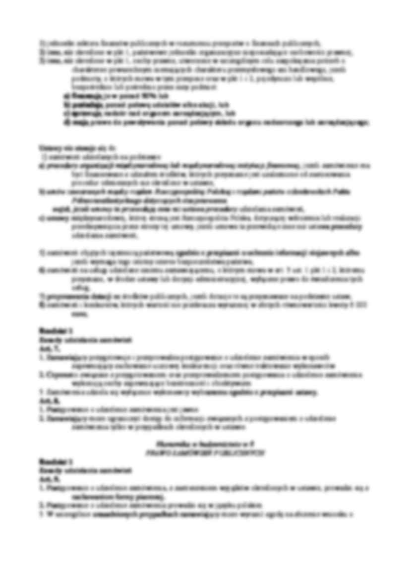 Przedmiot regulacji ustawy-opracowanie - strona 2