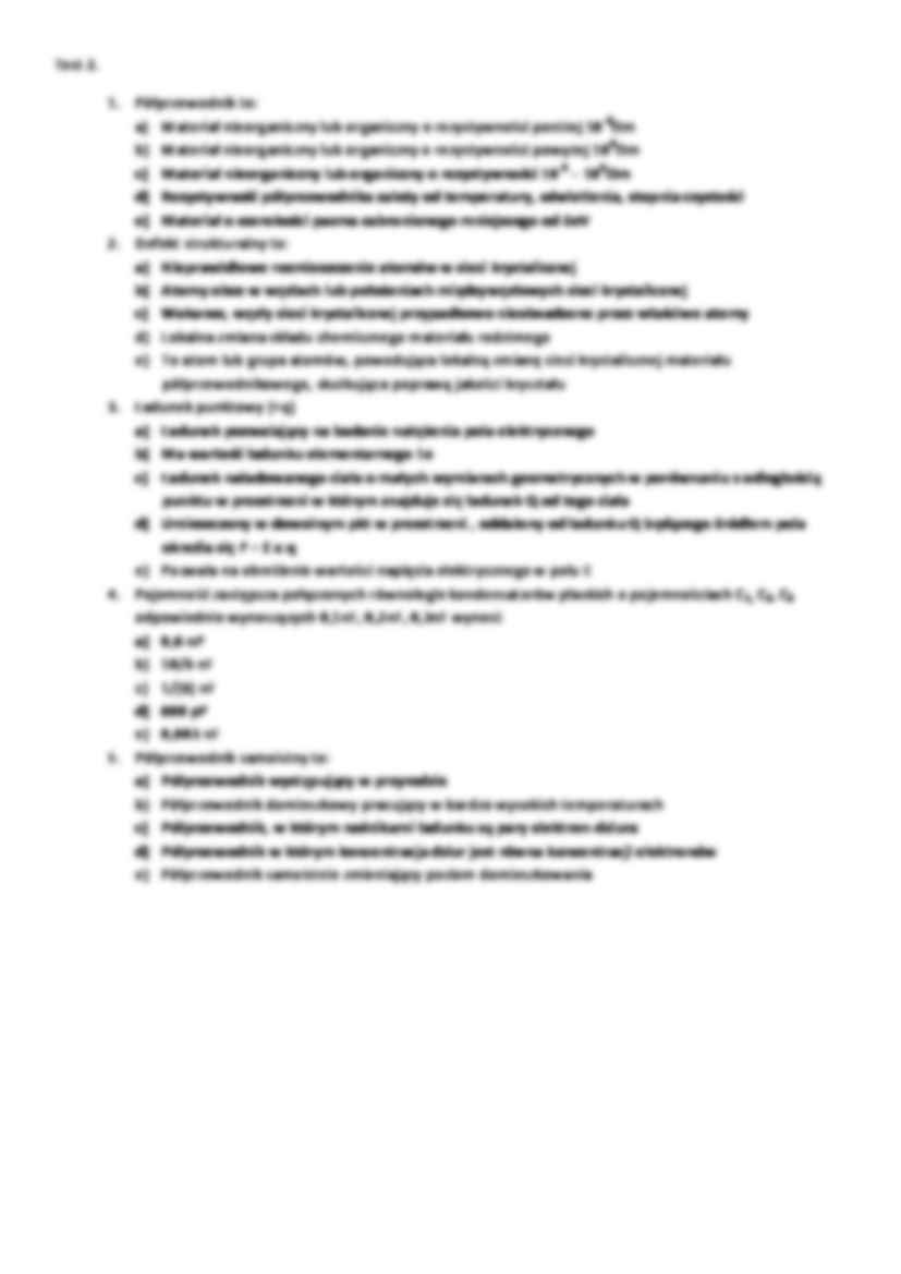 Podstawy Elektrotechniki i Elektroniki-pytania zamknięte  - strona 2