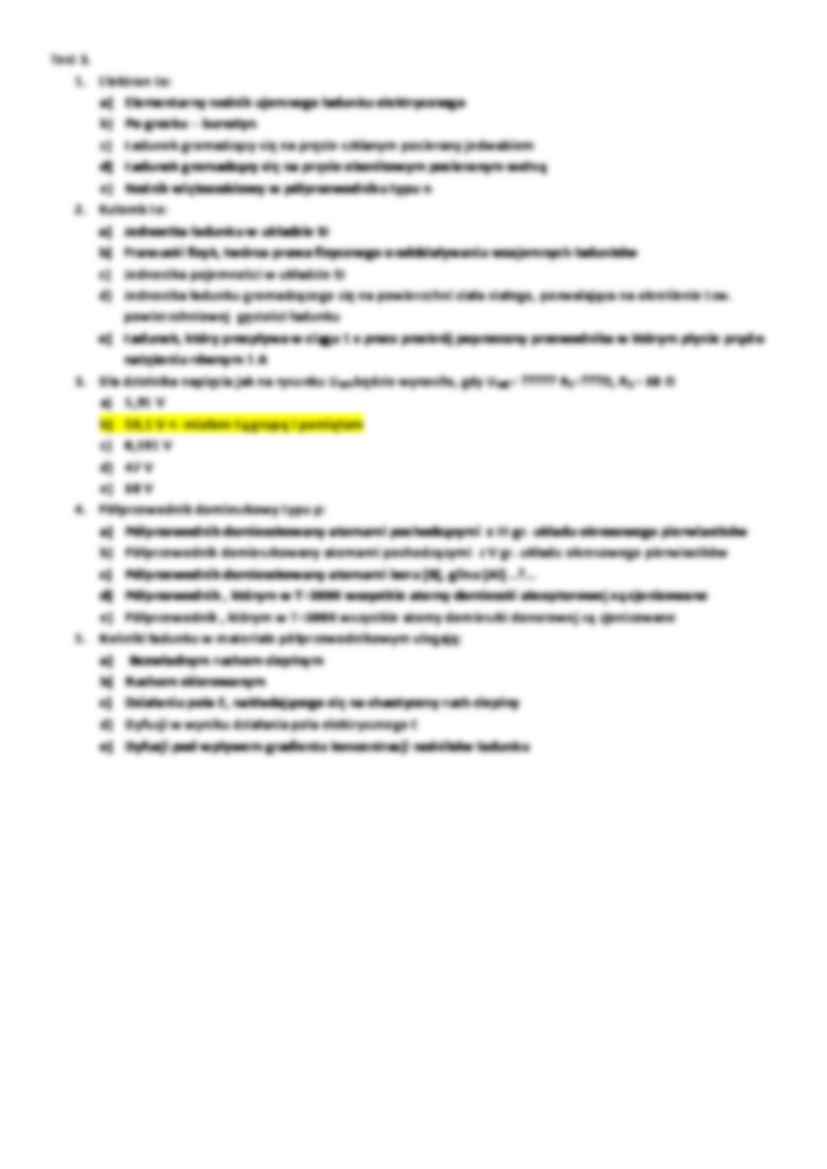 Podstawy Elektrotechniki i Elektroniki-pytania zamknięte  - strona 3