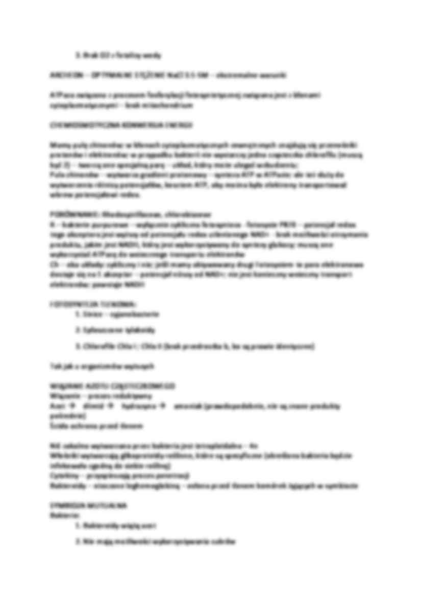 Fotosynteza u procaryota-opracowanie - strona 3