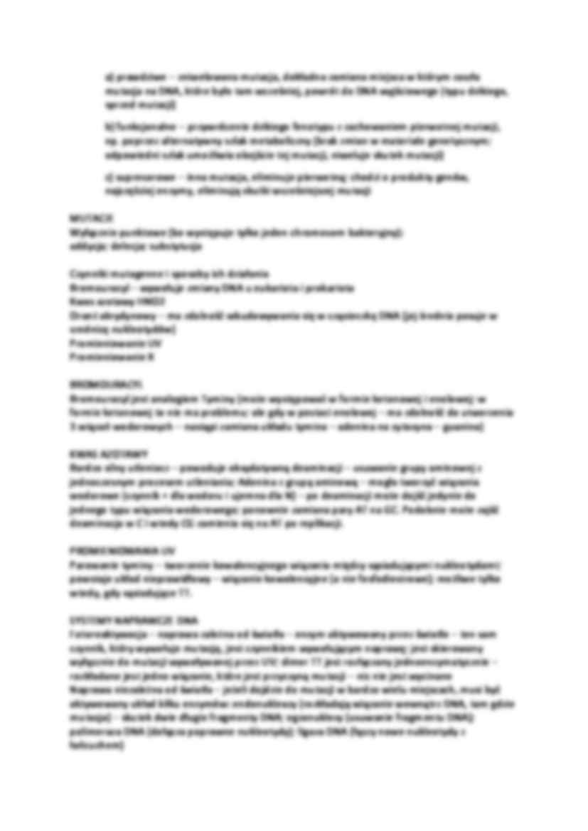 Genetyka bakterii-opracowanie - strona 2