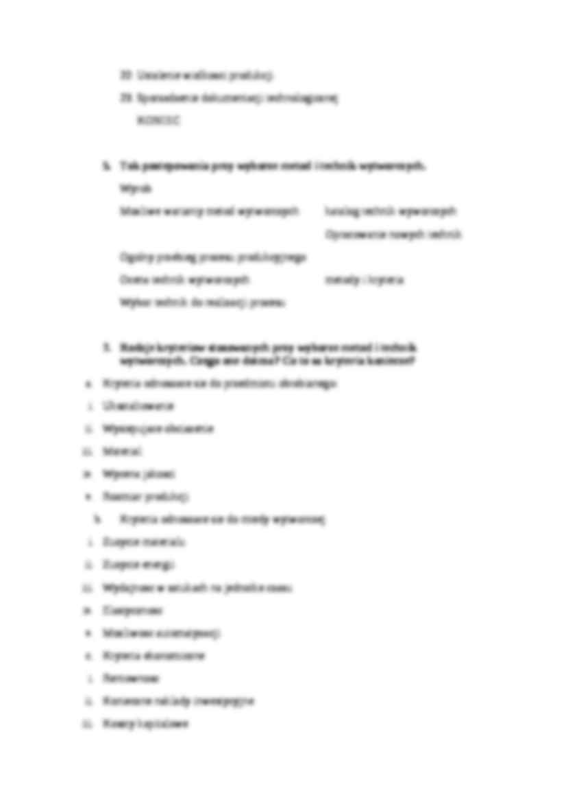 Projektowanie procesów technologicznych-opracowanie zagadnień - strona 3