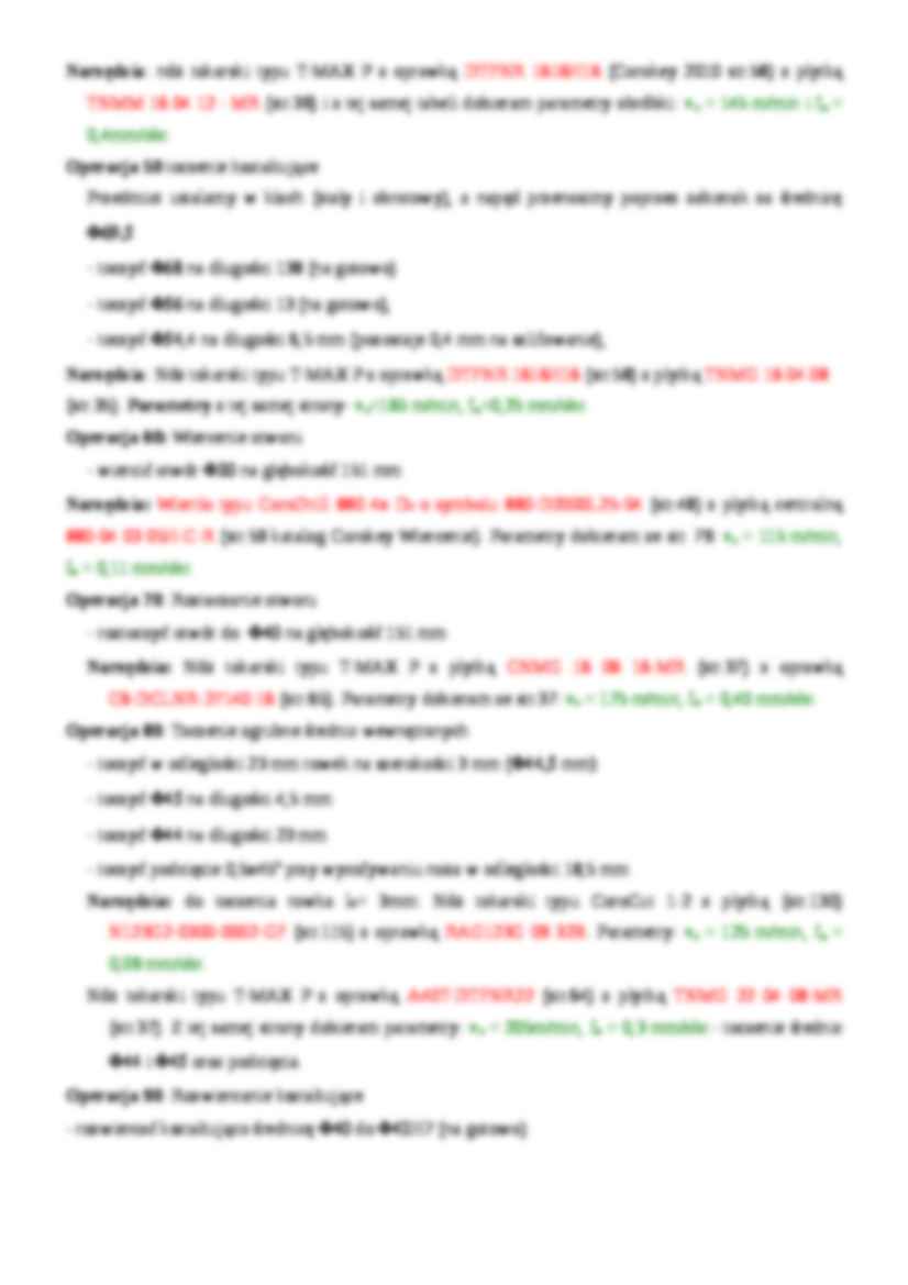 Proces technologiczny- pierścień dociskowy - strona 2