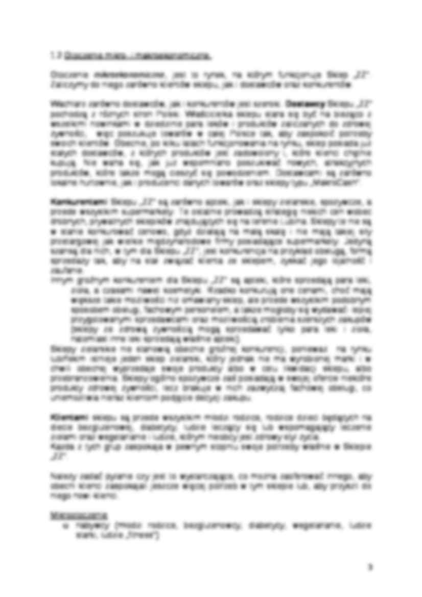 Analiza rynku zdrowej żywności-opracowanie - strona 3
