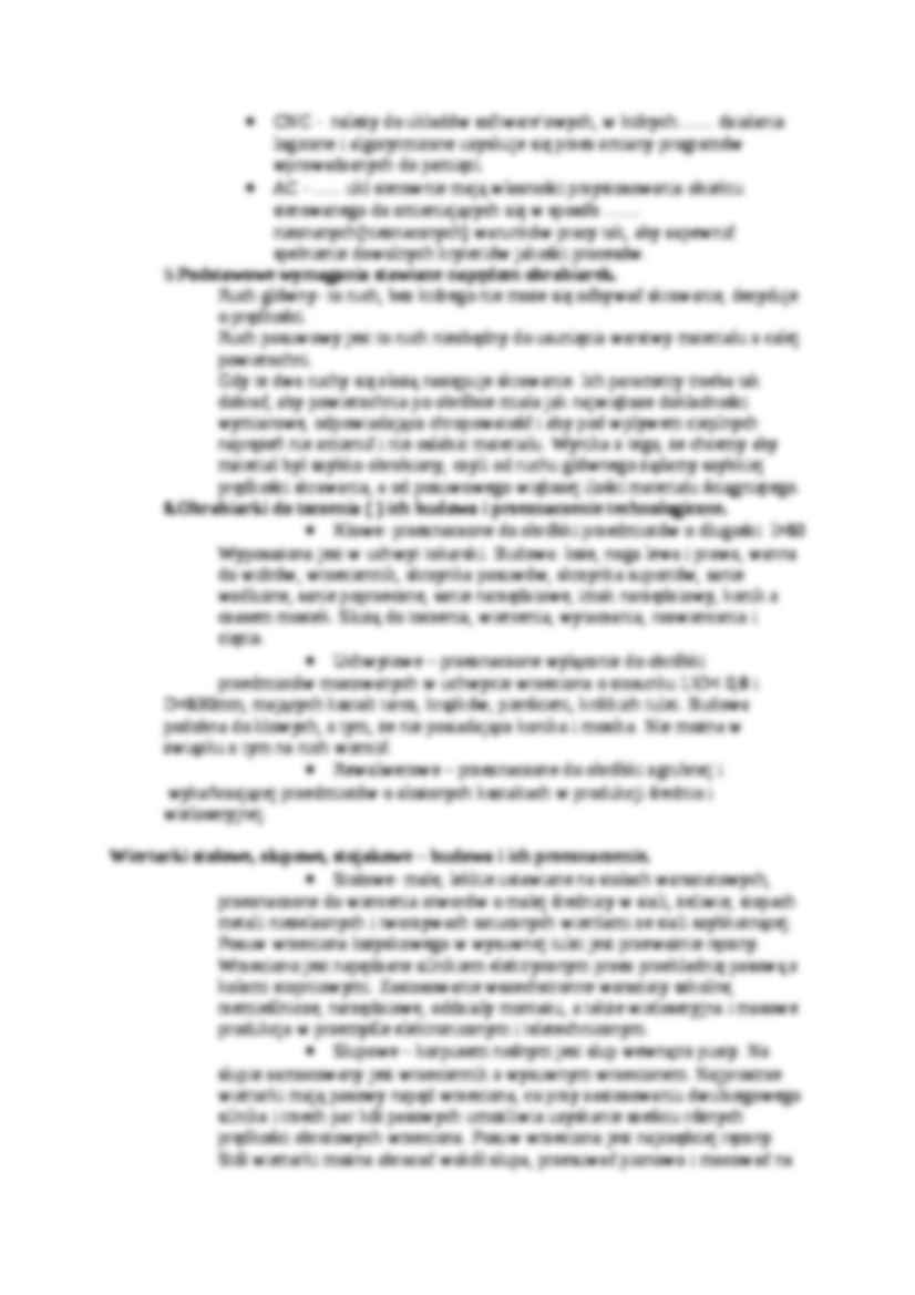 Obrabiarki, wiertarki, frezarki-opracowanie - strona 2