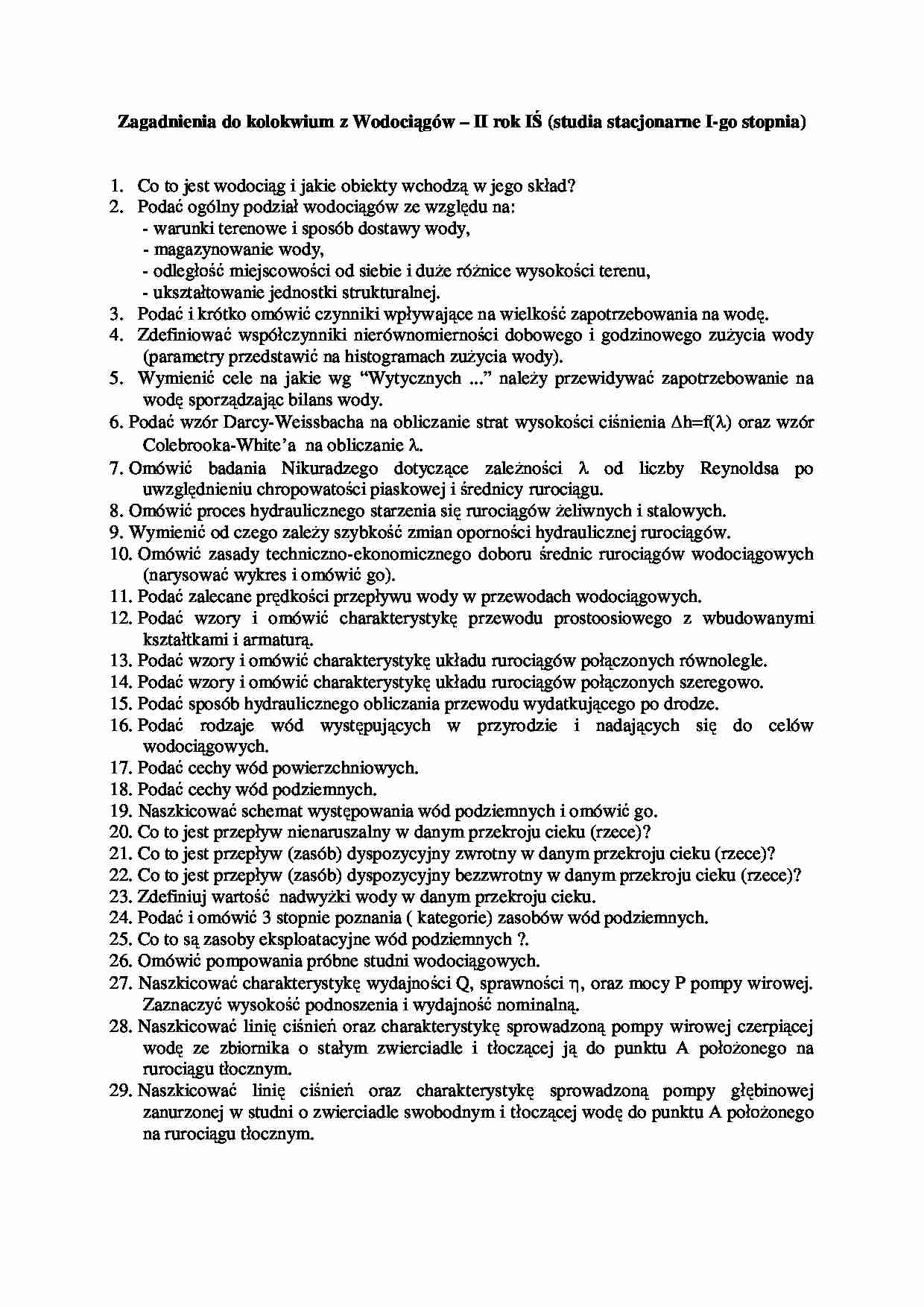 Wodociagi i Kanalizacja-zagadnienia - strona 1