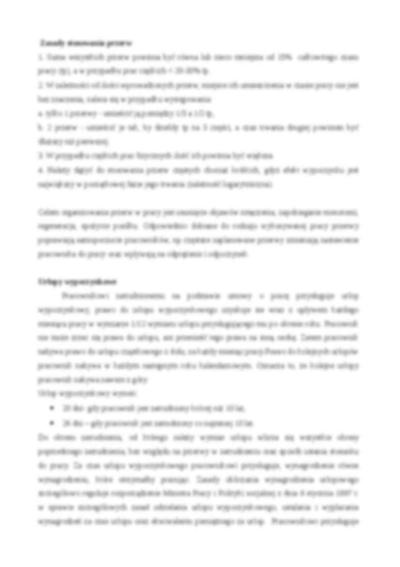 Przerwy w pracy, praca zmianowa-opracowanie - strona 3