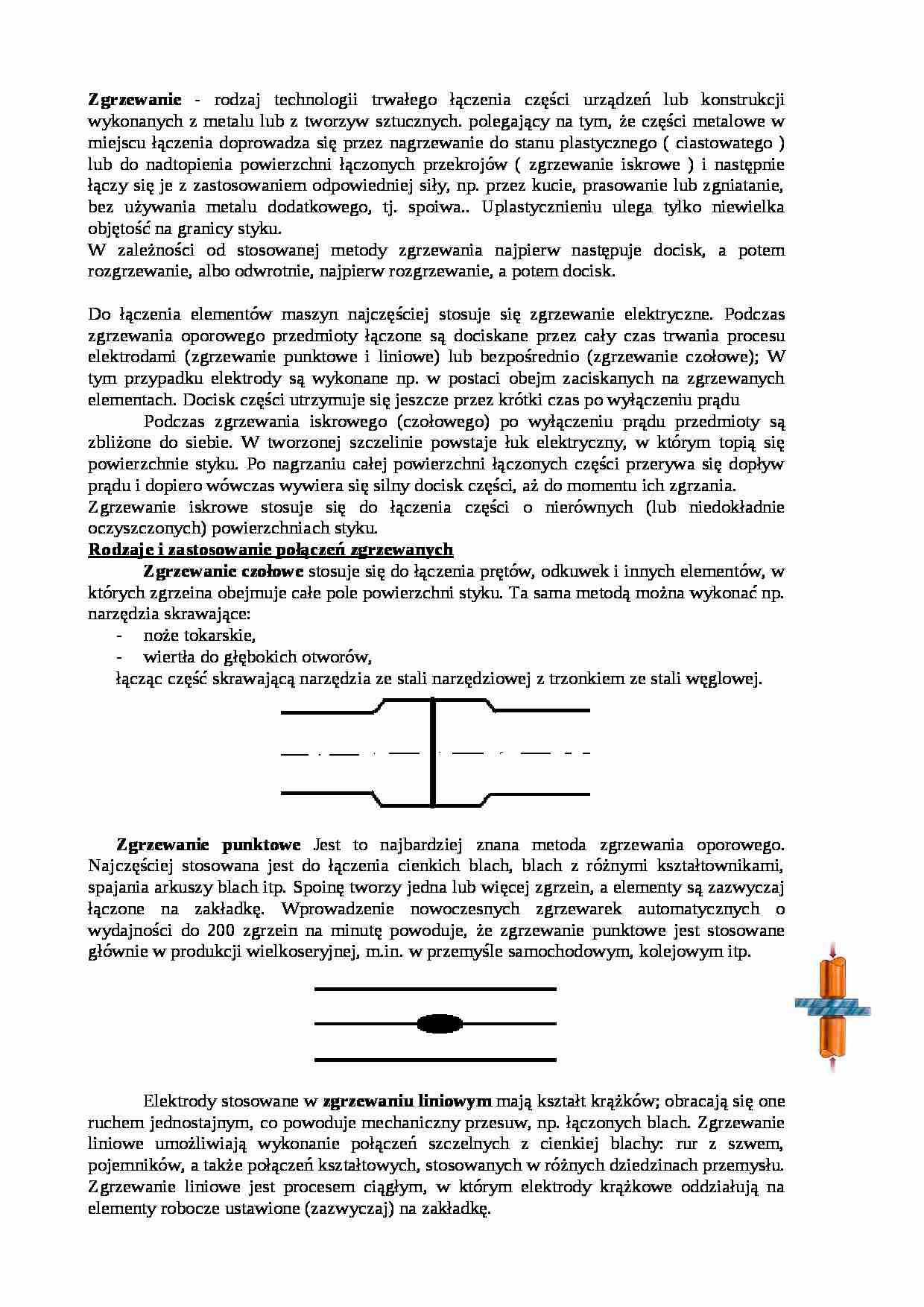 Zgrzewanie-opracowanie - strona 1