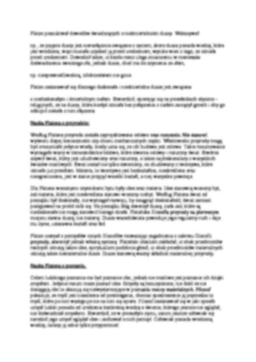 Platon-życiorys i poglądy - strona 2