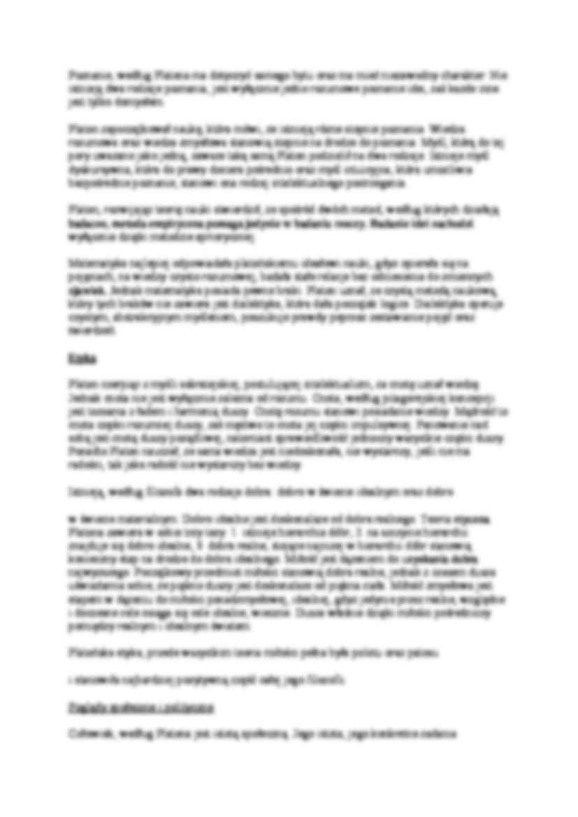 Platon-życiorys i poglądy - strona 3