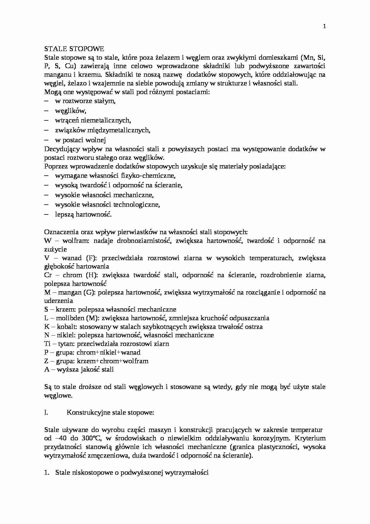 Stale stopowe-opracowanie - strona 1