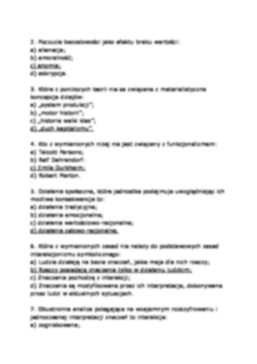 Socjologia organizacji i kierowania-pytania na zaliczenie i odpowiedzi - strona 2