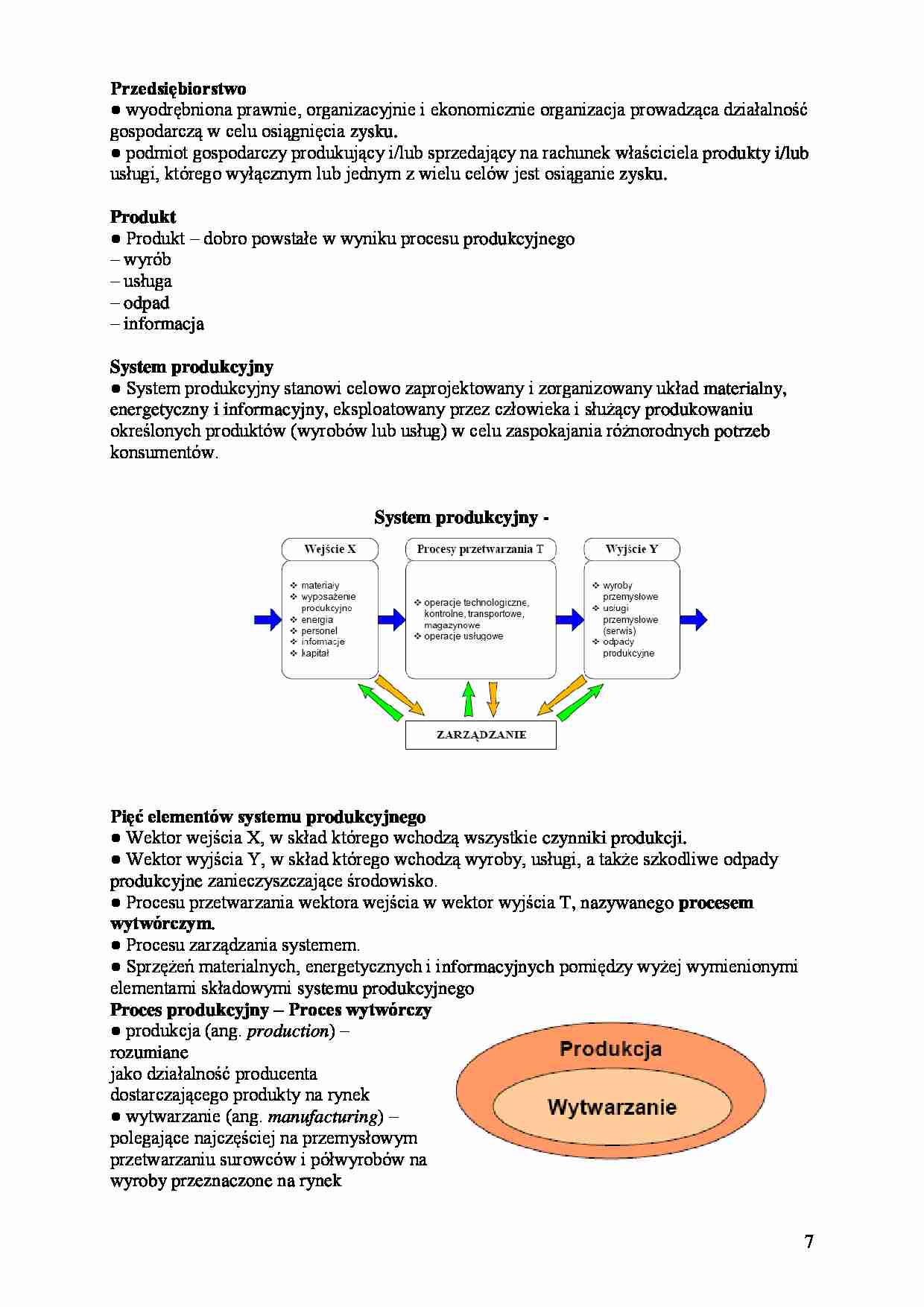 Proces technologiczny-opracowanie - Przedsiębiorstwo - strona 1