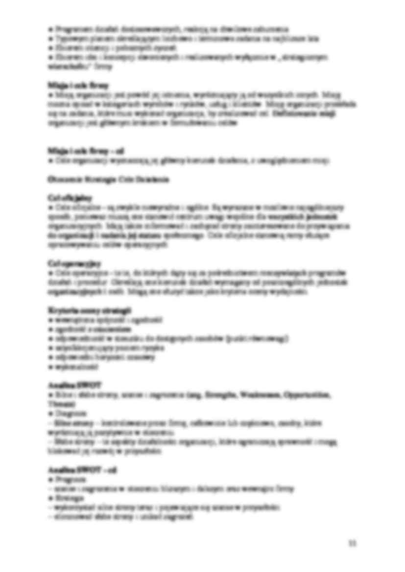 Różne definicje strategii -opracowanie - strona 2