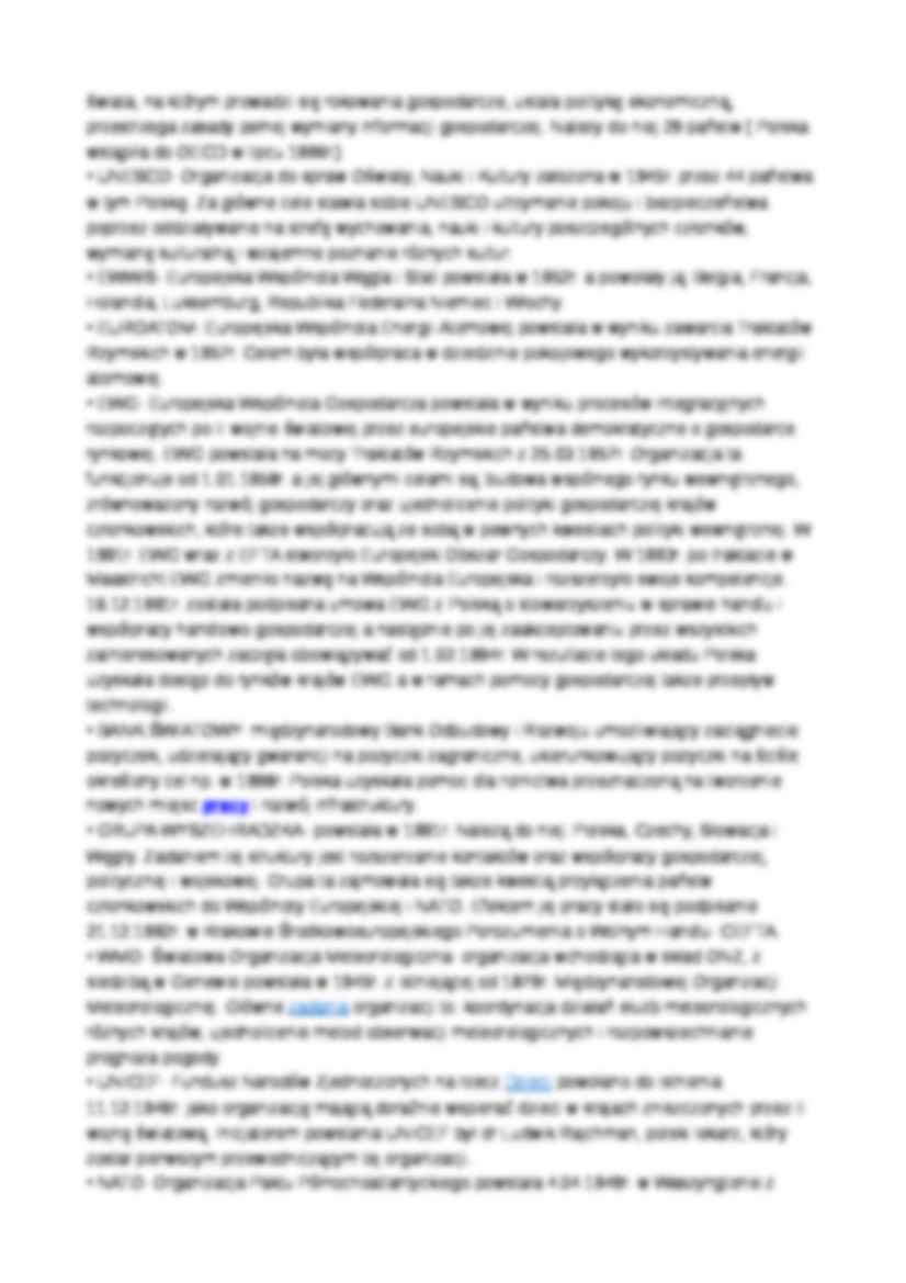 Rola organizacji międzynarodowych-opracowanie - strona 2