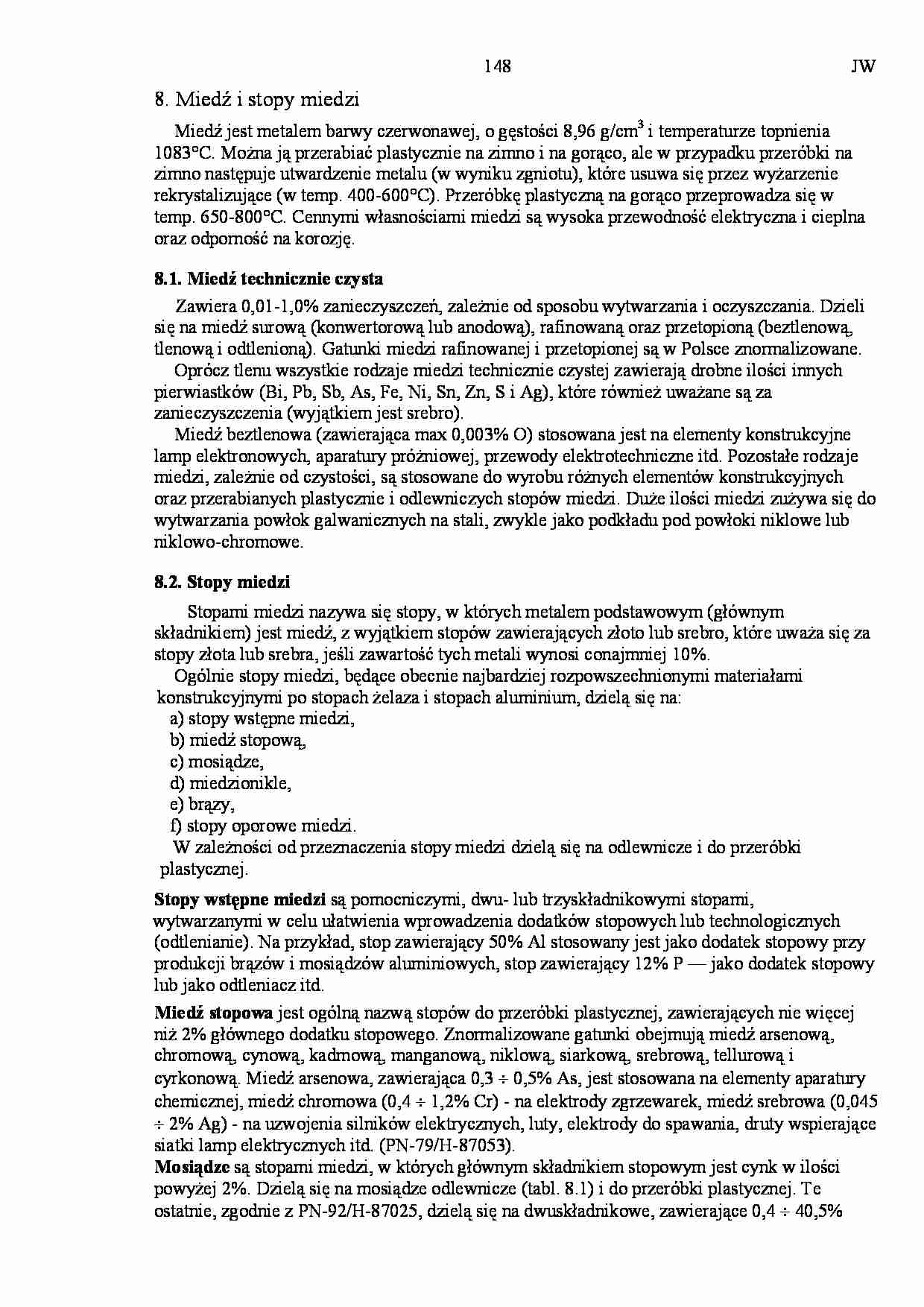 Miedź i stopy miedz-opracowanie - strona 1