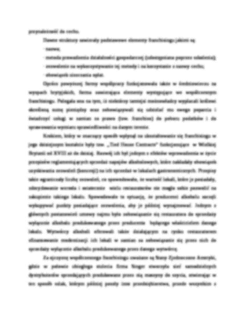 Franchising-opracowanie - strona 3