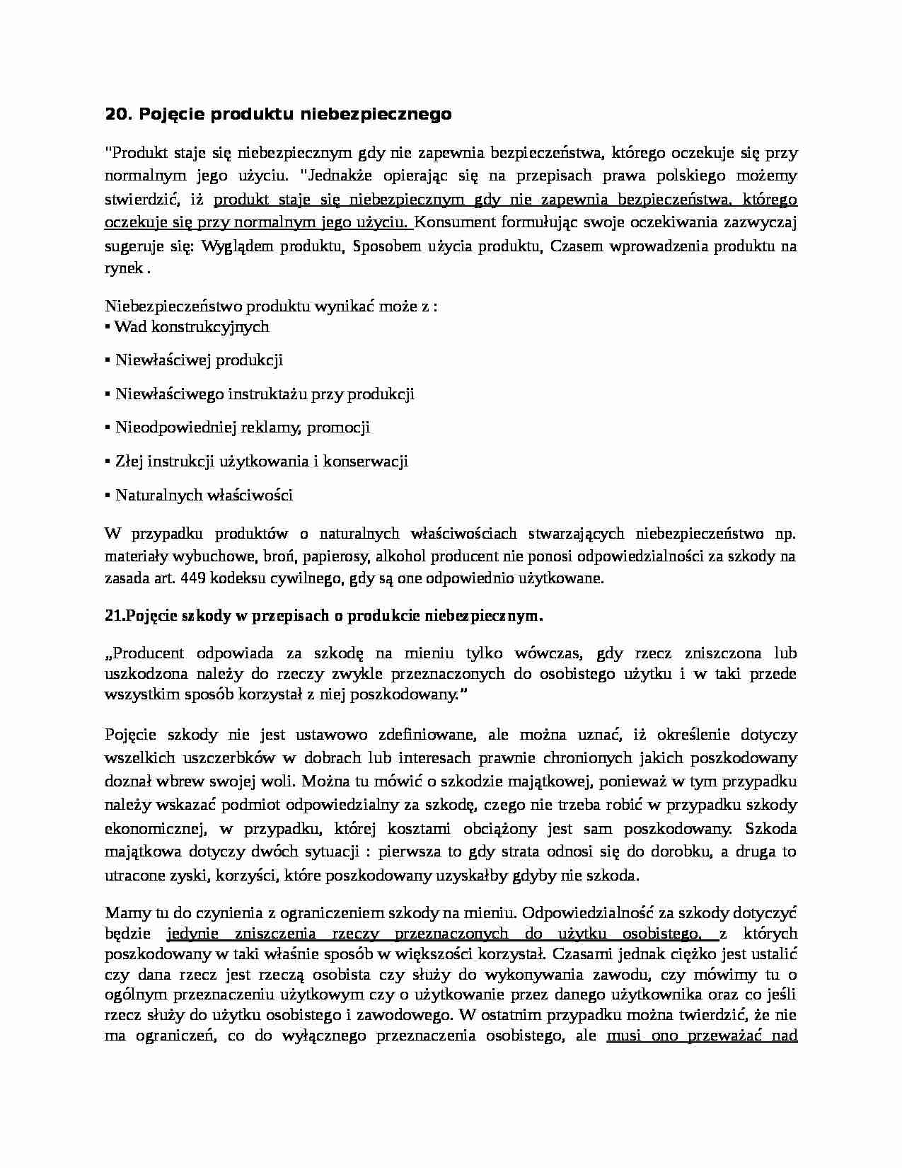 Produkt niebezpieczny-opracowanie - strona 1