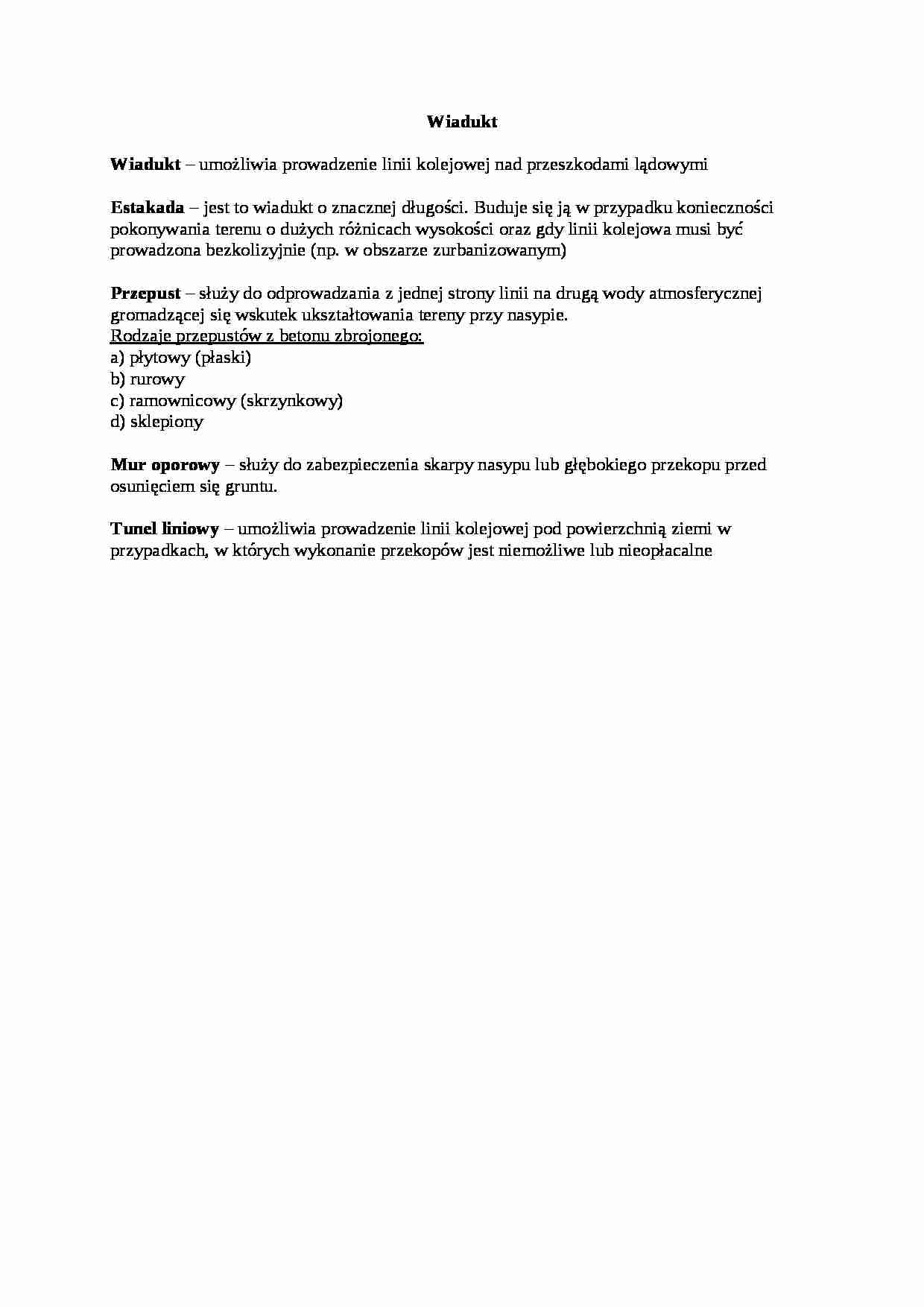 Wiadukt - wykład - strona 1