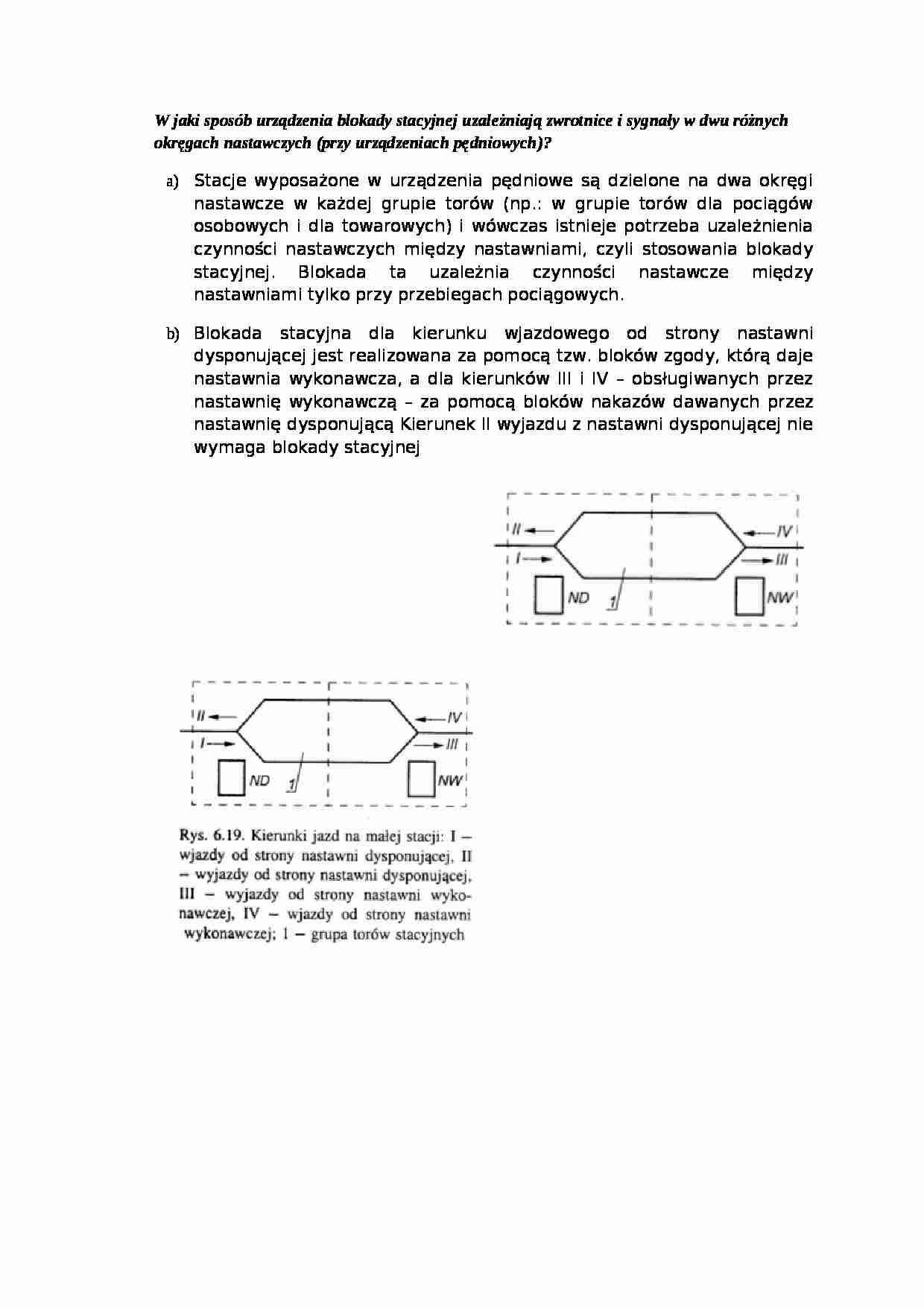 Wykład - urządzenia blokady stacyjnej - strona 1
