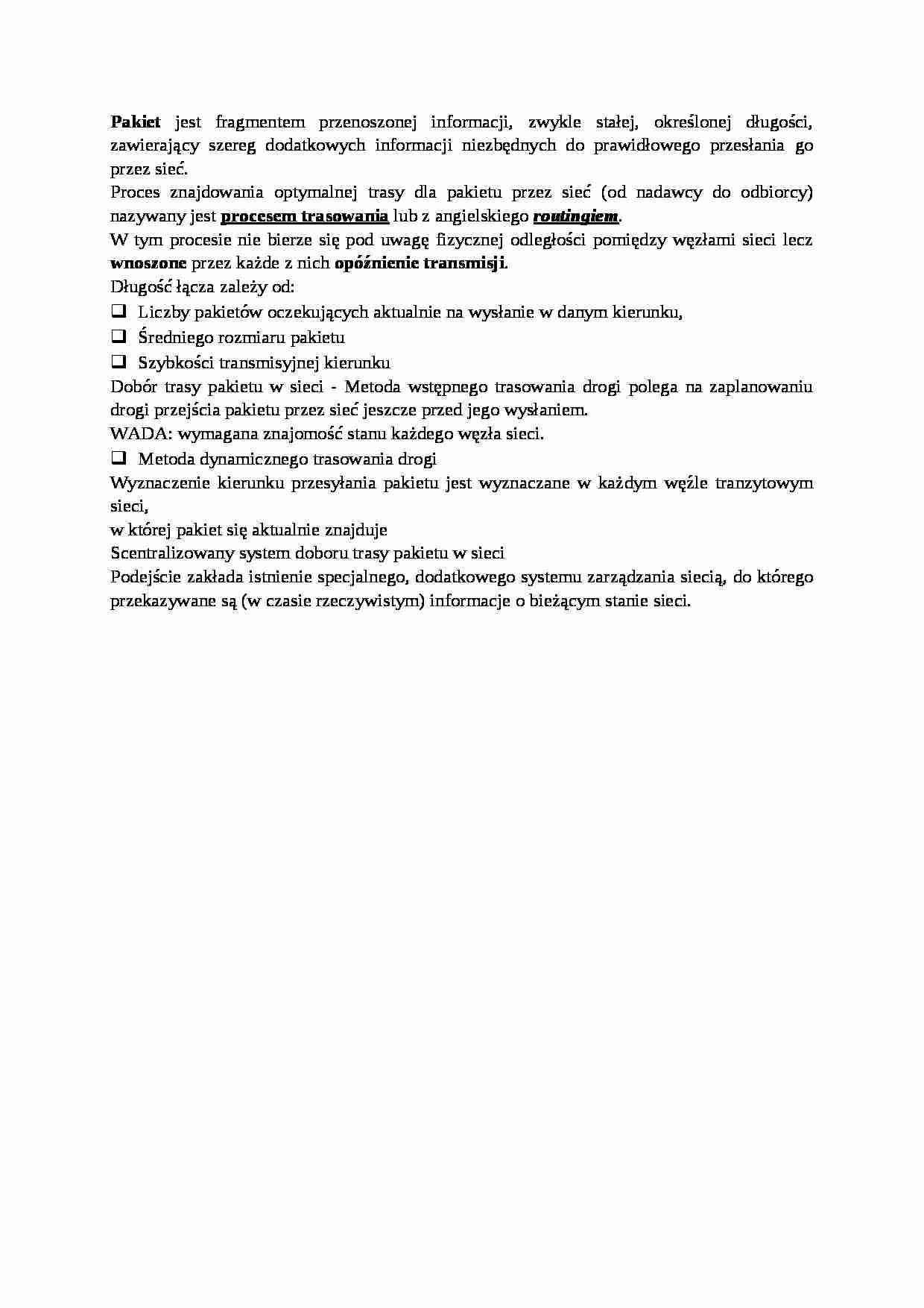 Fragment przenoszonej informacji - wykład - strona 1