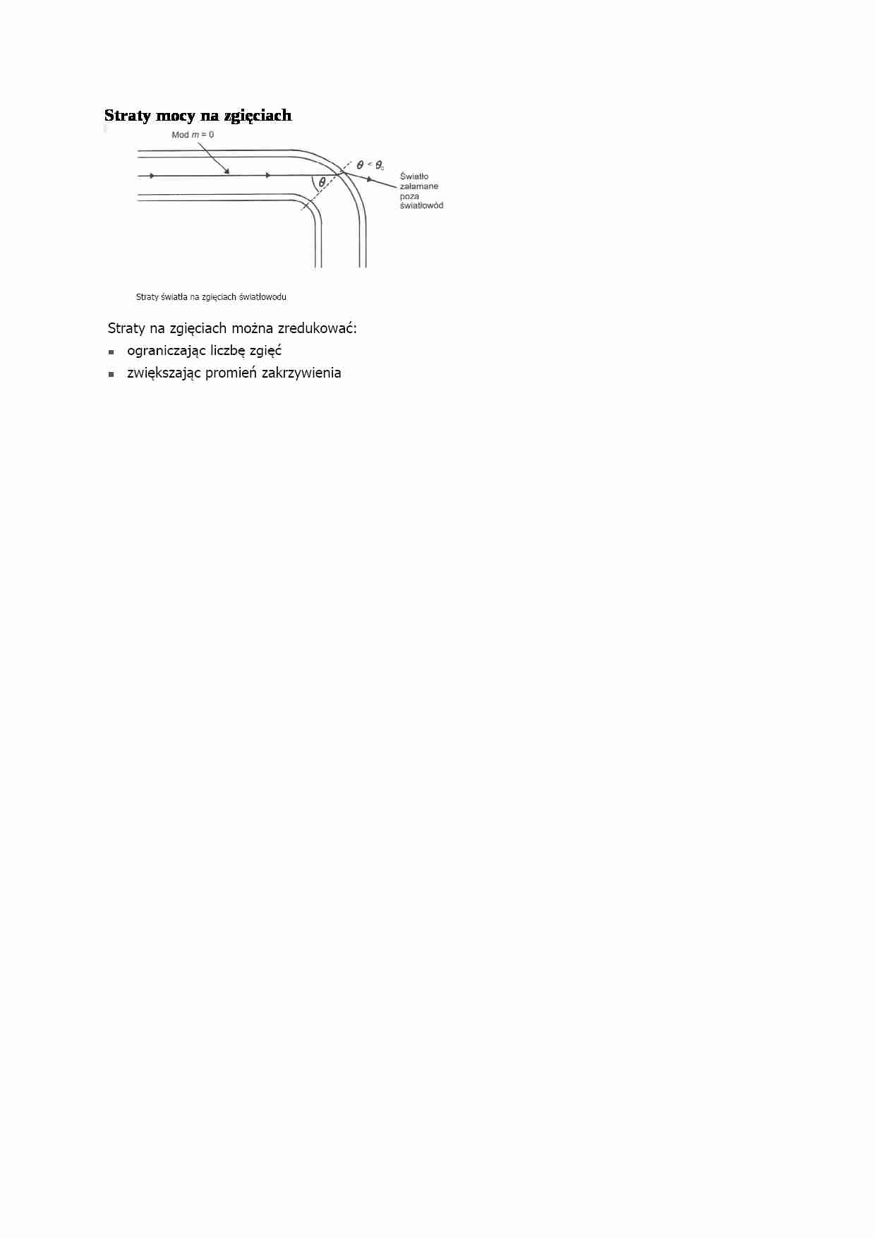 Straty mocy na zgięciach - wykład  - strona 1
