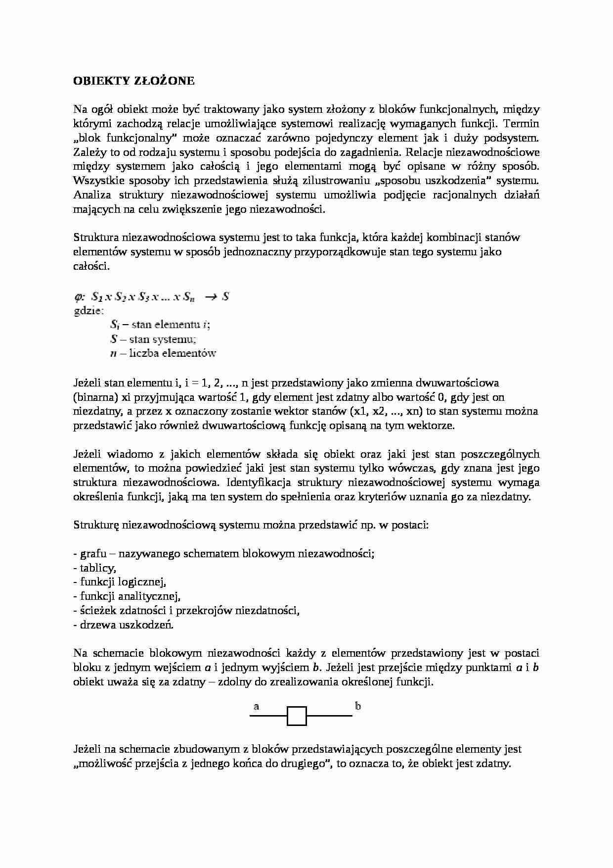 Obiekty złożone - wykład - strona 1