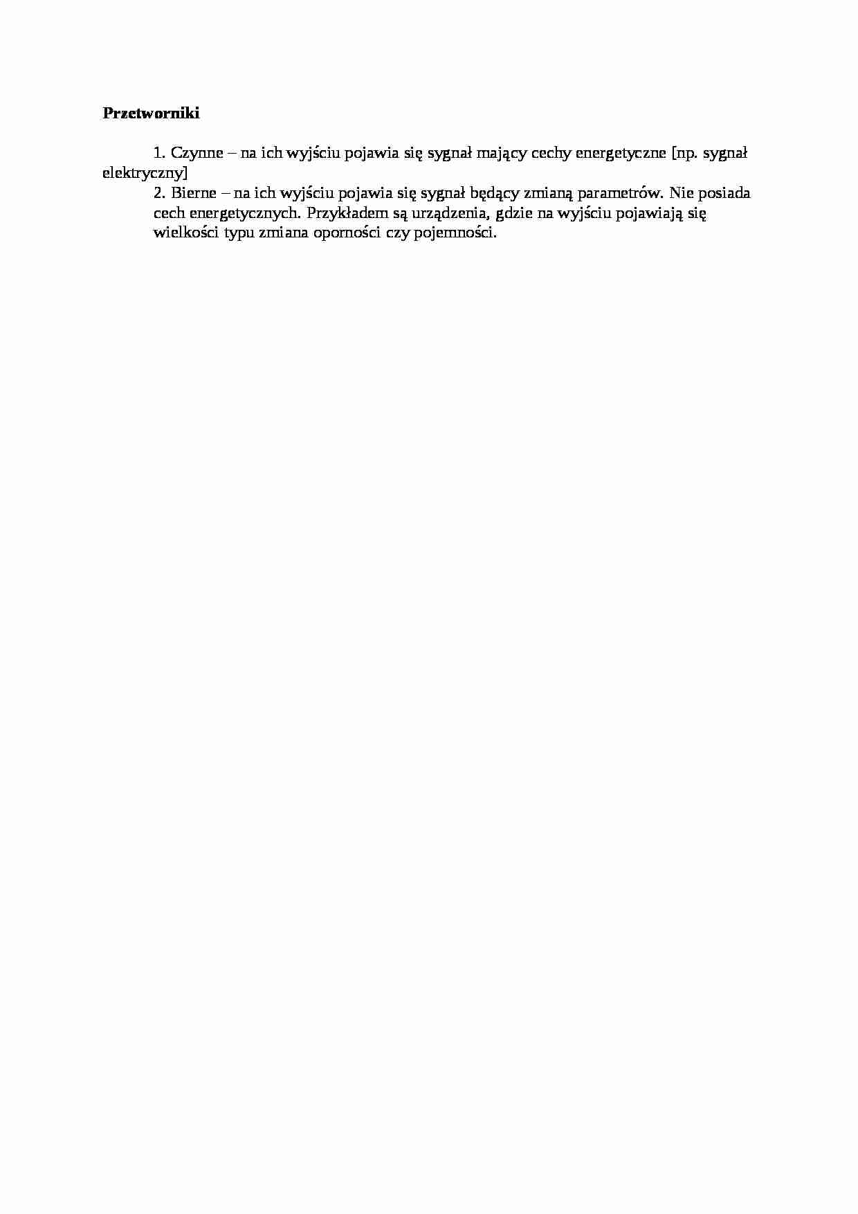 Przetworniki - wykład - strona 1