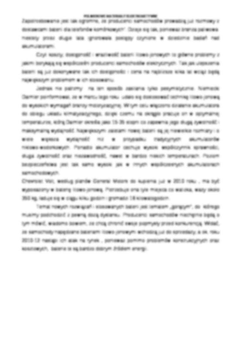 Samochody elektryczne na baterię litowo-jonową-opracowanie - strona 3