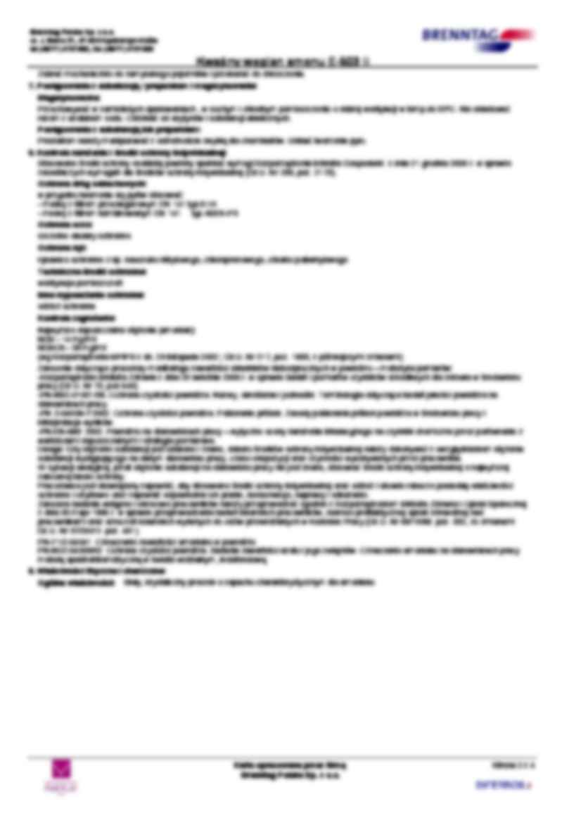 Karta charakterystyki substancji niebezpiecznej-opracowanie - strona 2