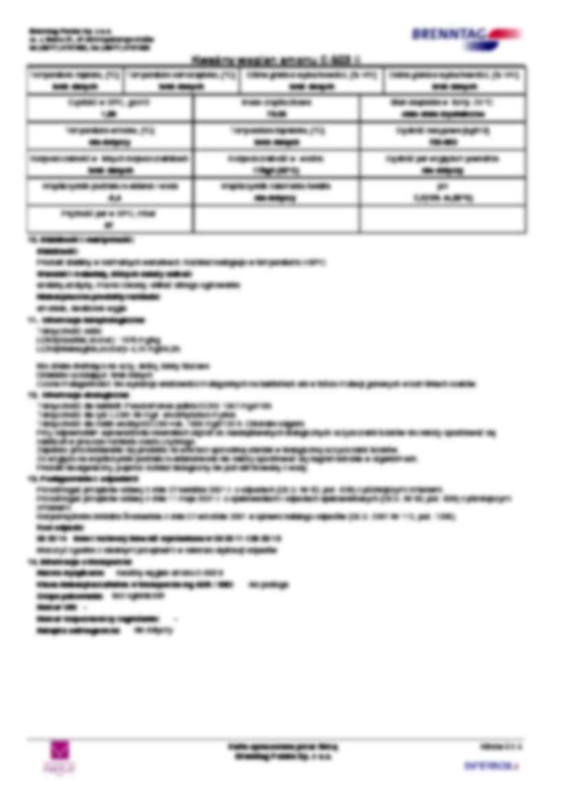 Karta charakterystyki substancji niebezpiecznej-opracowanie - strona 3