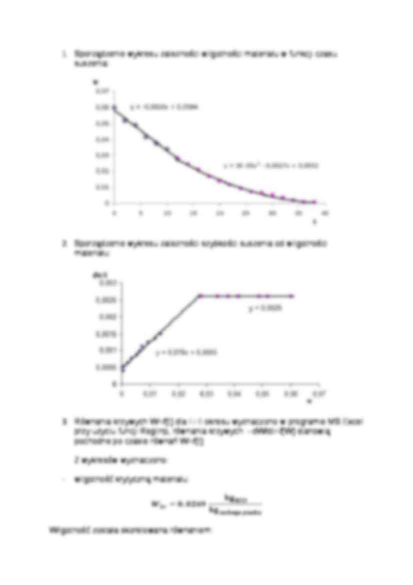 Suszenie konwekcyjne-sprawozdanie - strona 3