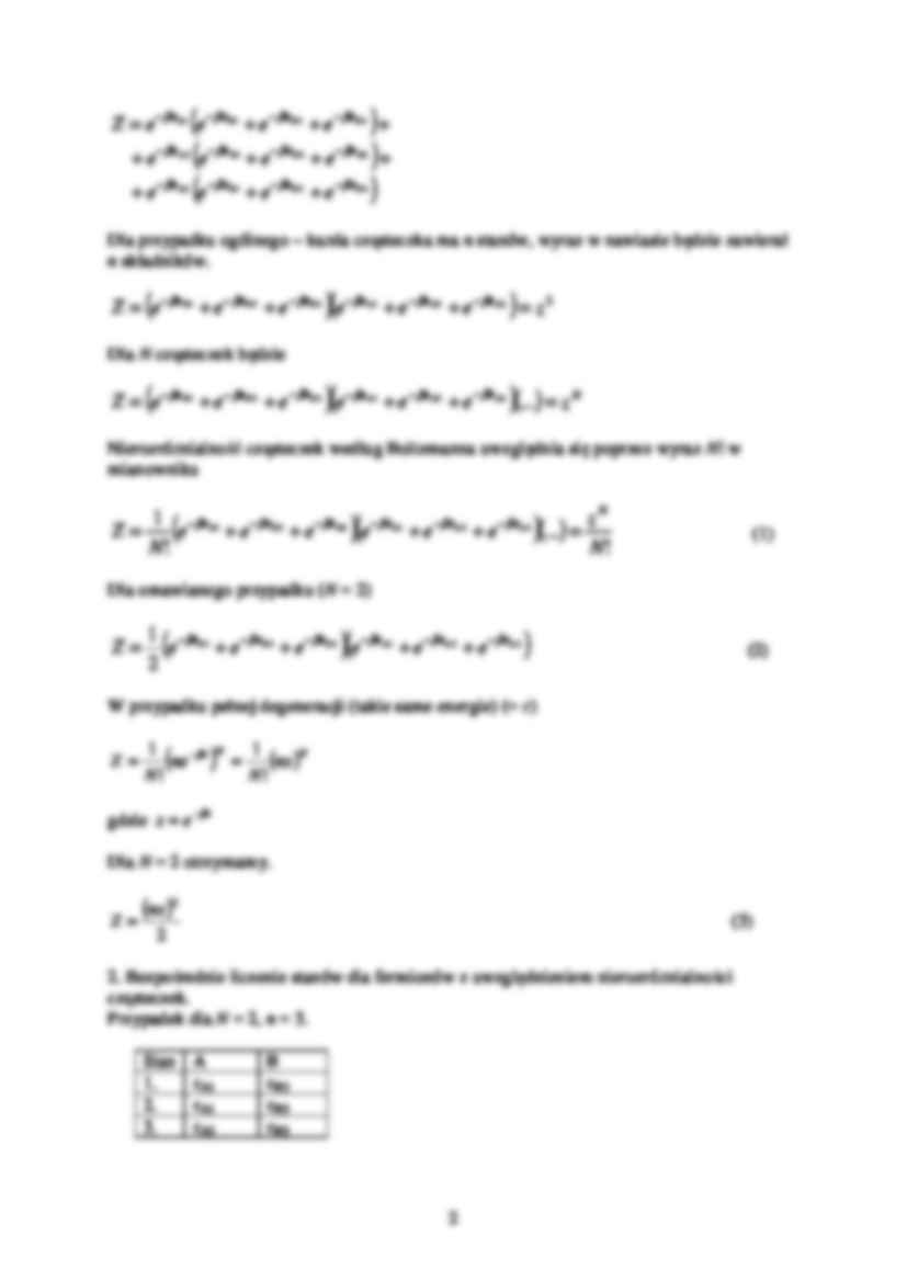Statystyka Fermiego-Diraca a statystyka Boltzmanna-opracowanie - strona 2
