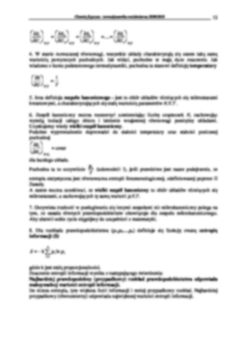 Chemia fizyczna - termodynamika molekularna 2009/2010-wykłady8 - strona 2