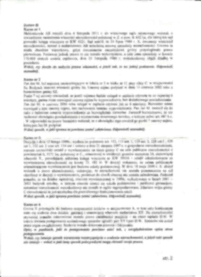 Kazusy na egzamin - strona 2
