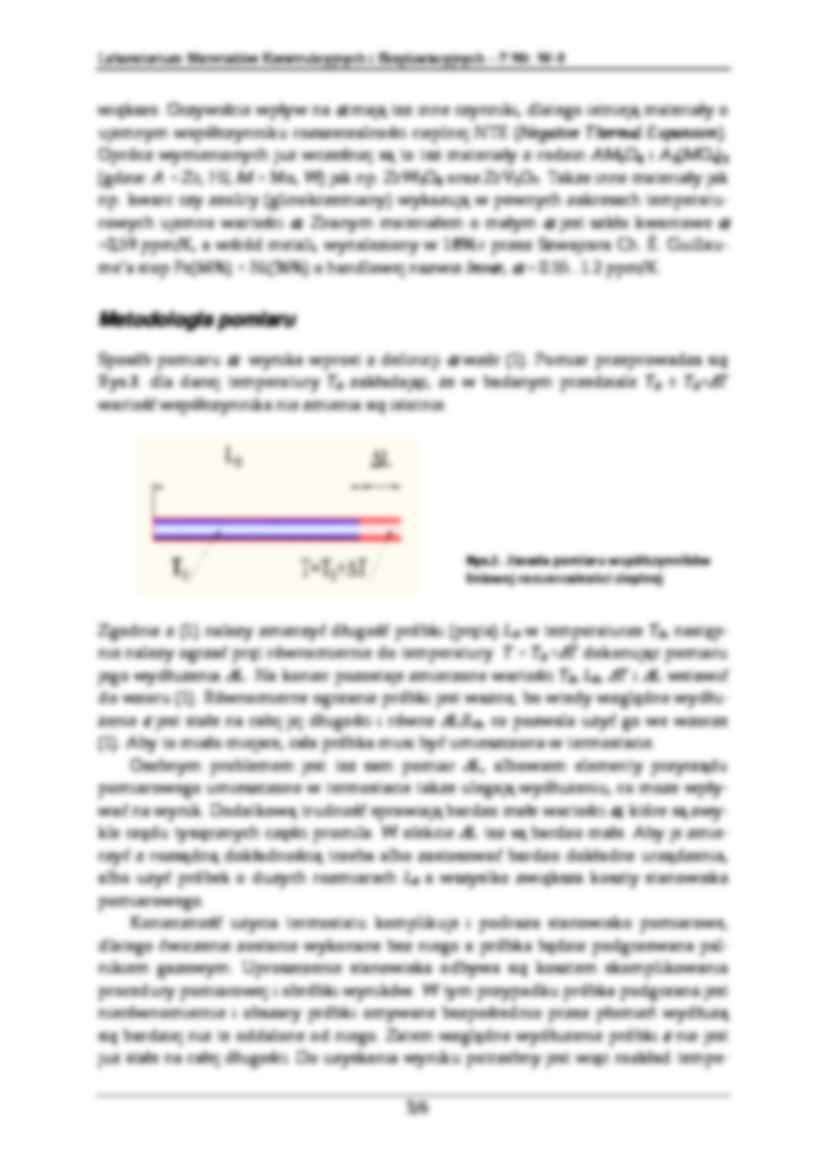 Termiczna rozszerzalność materiałów konstrukcyjnych-ćwiczenia - strona 3