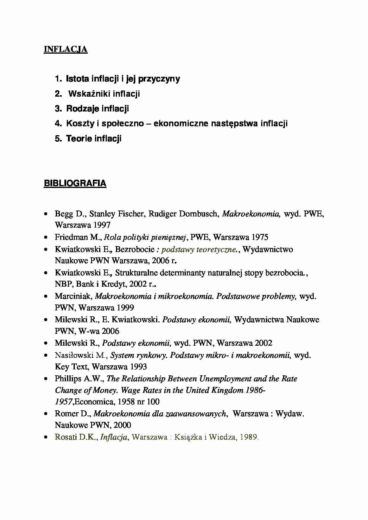 inflacja - Szok podażowy - strona 1