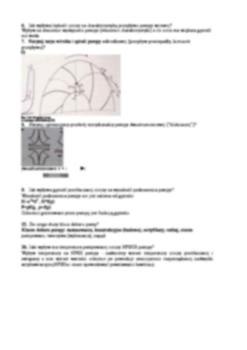Pompy- kolokwium, pytania  - strona 2