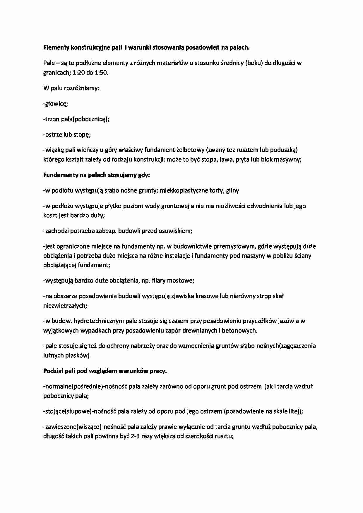 Rodzaje pali - podział i zastosowanie - strona 1